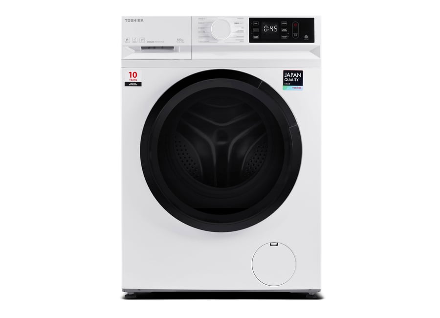 სარეცხი მანქანა TOSHIBA TW-BL70A2UZ(WK) - 6 KG, 1200 RPM, INVERTER, BIG Display, White