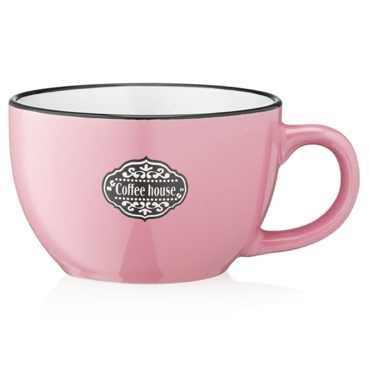 ჭიქა Ardesto Mug  Floerino, 480 ml , pink, ceramics