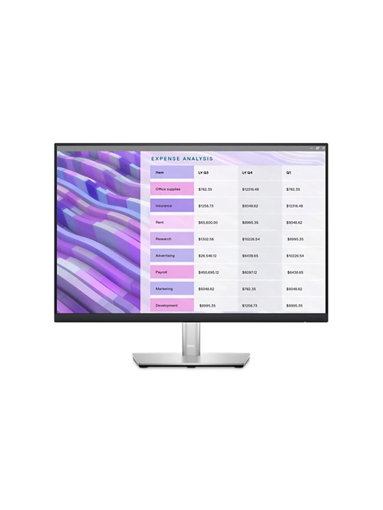 მონიტორი DELL Monitor 24" P2423 D-Sub, DVI, HDMI, DP, USB3.2, IPS, 1920x1200, 16:10, sRGB 99%, Pivot