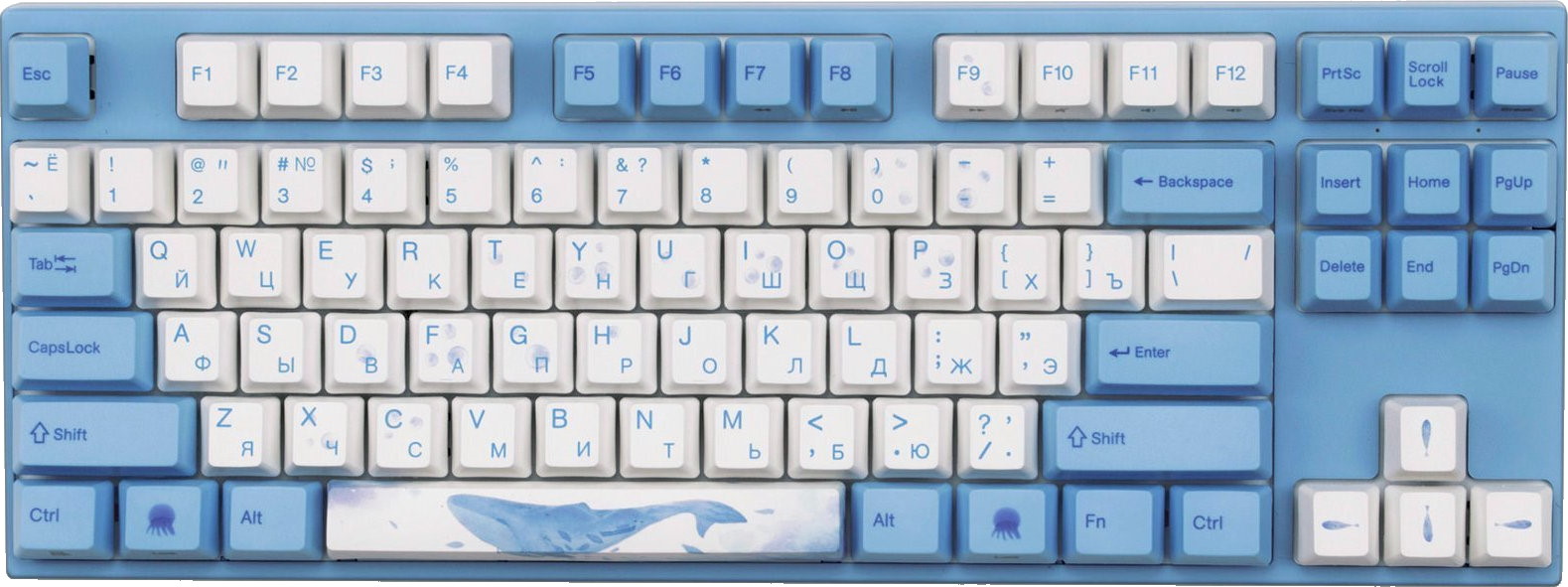 კლავიატურა Varmilo VEM87 Sea Melody EC V2 Ivy UA