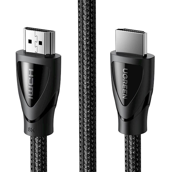 HDMI კაბელი UGREEN HD140 (80402) 8K HDMI2.1 to HDMI2.1 Cable, 1.5m, Black