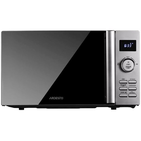 მიკროტალღური ღუმელი Microwave oven ARDESTO, 20L, electronic control, 700W, display, handle opening, quick start, silver