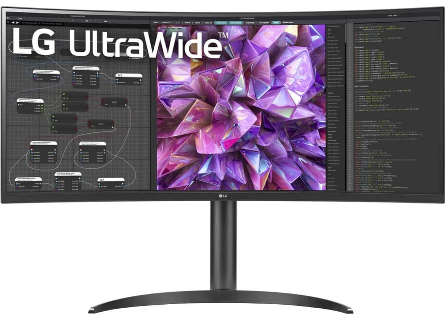 მონიტორი LG UltraWide 34WQ75C 34" | Curved | IPS | QHD 3440 x 1440 | 5ms | 60Hz