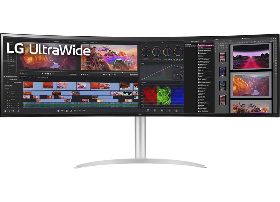 მონიტორი LG UltraWide 49WQ95C 49" | Curved Nano | IPS |  DQHD | 5120 x 1440 |  5ms | 144Hz