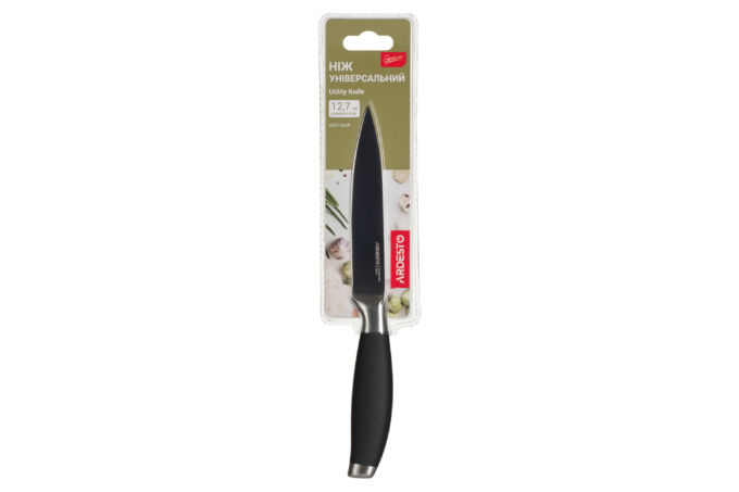 დანა Ardesto Knife Gemini 12,7 cm, black, s/s, plastic