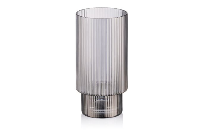 ჭიქა Ardesto Long glasses set, Graphite 380 ml, 2 pcs, glass