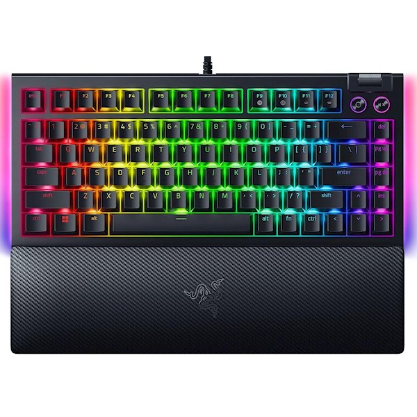 კლავიატურა  BlackWidow V4 75% RGB 83key | Mechanical Tactile Switch GEN-3 USB EN | black
