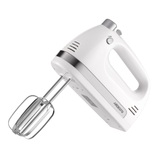 მიქსერი Ardesto mixer manual, 300W, nozzles -4 beaters, turbo mode, white