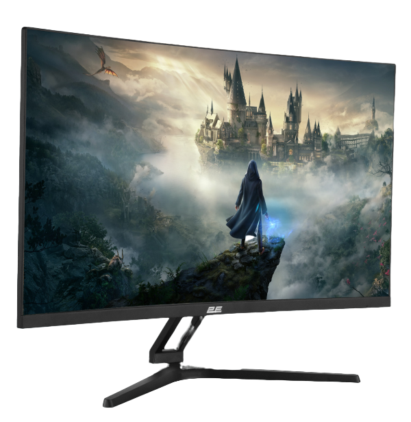 მონიტორი 2E Monitor GAMING 27" R2723BV 1920x1080 HDMI, DP, VA, 165Hz, 6ms, CURVED, FreeSync, 4000:1, Frameless display 2YrW