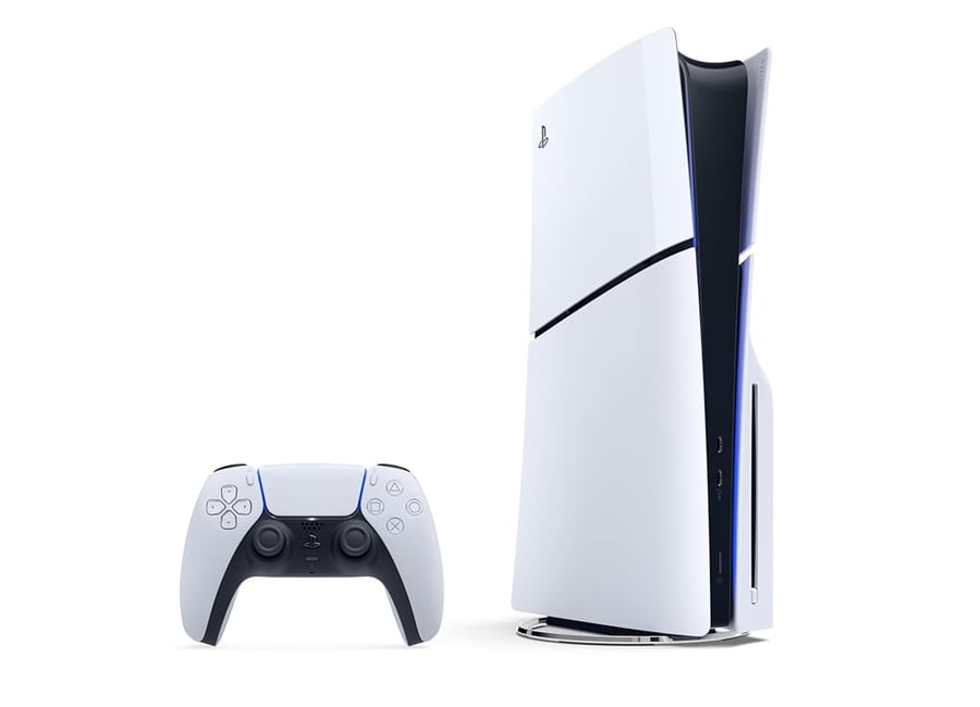 სათამაშო კონსოლი Playstation 5 console Slim  with  CD version  white  D  Chassis  /PS5