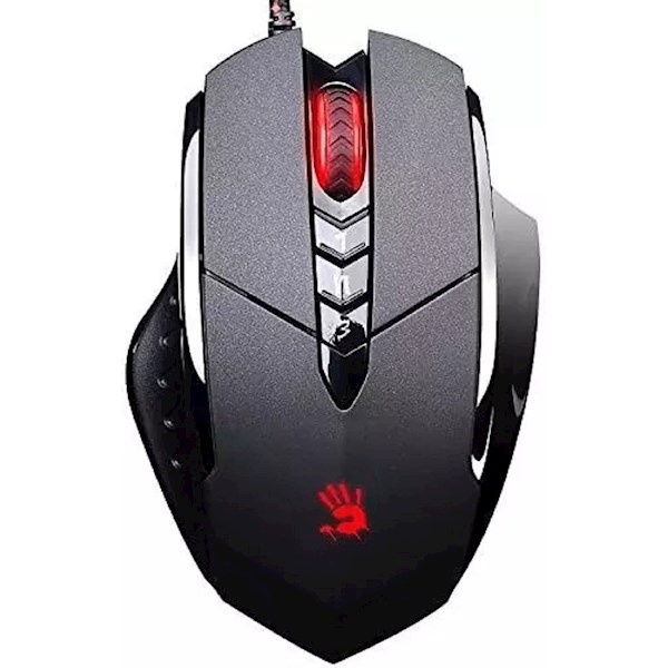 მაუსი Bloody V7M Gaming Mouse V7M with metal feet USB (Black) | 3200 CPI | Button Numbers: 8 | 1.8 M | Net Weight: 140 g (w/ cable), 103 g (w/o cable)