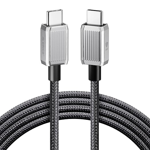 USB C to USB C კაბელი ORICO-GQZ60-10-BK-BP 1m | 60W | 480 Megabits Per Second