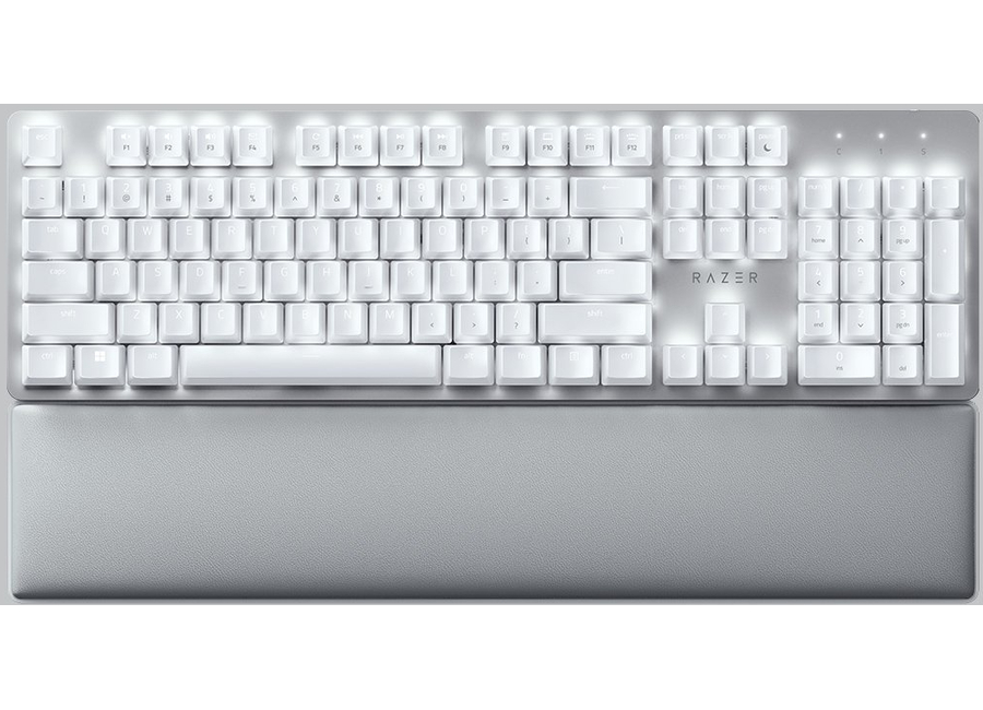 კლავიატურა Razer Keyboard Pro Type Ultra LED 108key USB/WL/BT EN, white