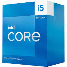პროცესორი Intel Corei 5-14400F, 148W, LGA1700, 1.80-4.70GHz, Core 10, Threads 16, Cache 20MB, W/O Graphics adapter , Raptor Lake, Trey, (CM8071505093011/CM8071504821)