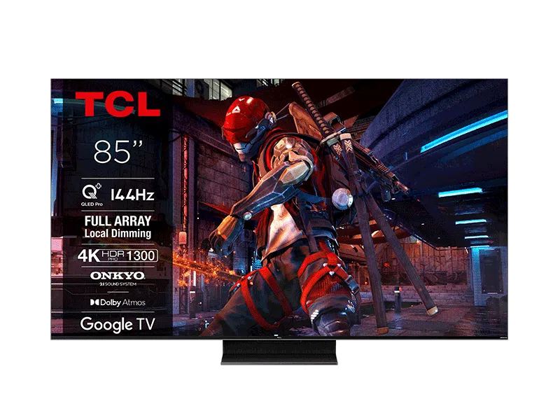 ტელევიზორი TCL  65" 65C745 QLED Gaming TV | 4K UHD | 144Hz VRR | 1000cd/m2 | Google TV | FreeSync Premium Pro | IMAX Enhanced | Dolby Atmos