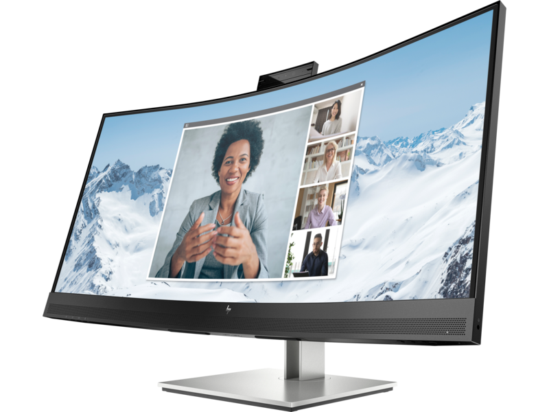 HP E34m G4 WQHD Curved USB-C Conferencing Monitor