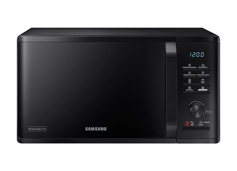 მიკროტალღური ღუმელი  (Promo) Samsung MG23K3515AK/BW, Microwave, BioCeramic, Grill, 23lt,1250watt, Black