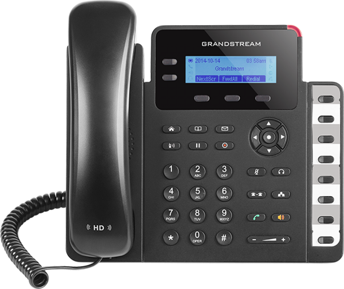 IP ტელეფონი  GXP1628 Grandstream , Small-Medium Business HD IP Phone,2 line keys with dual-color LED,dual