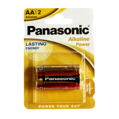 ელემენტი PANASONIC ALKALINE POWER (LR03APB/2BP) AAA - 2ც
