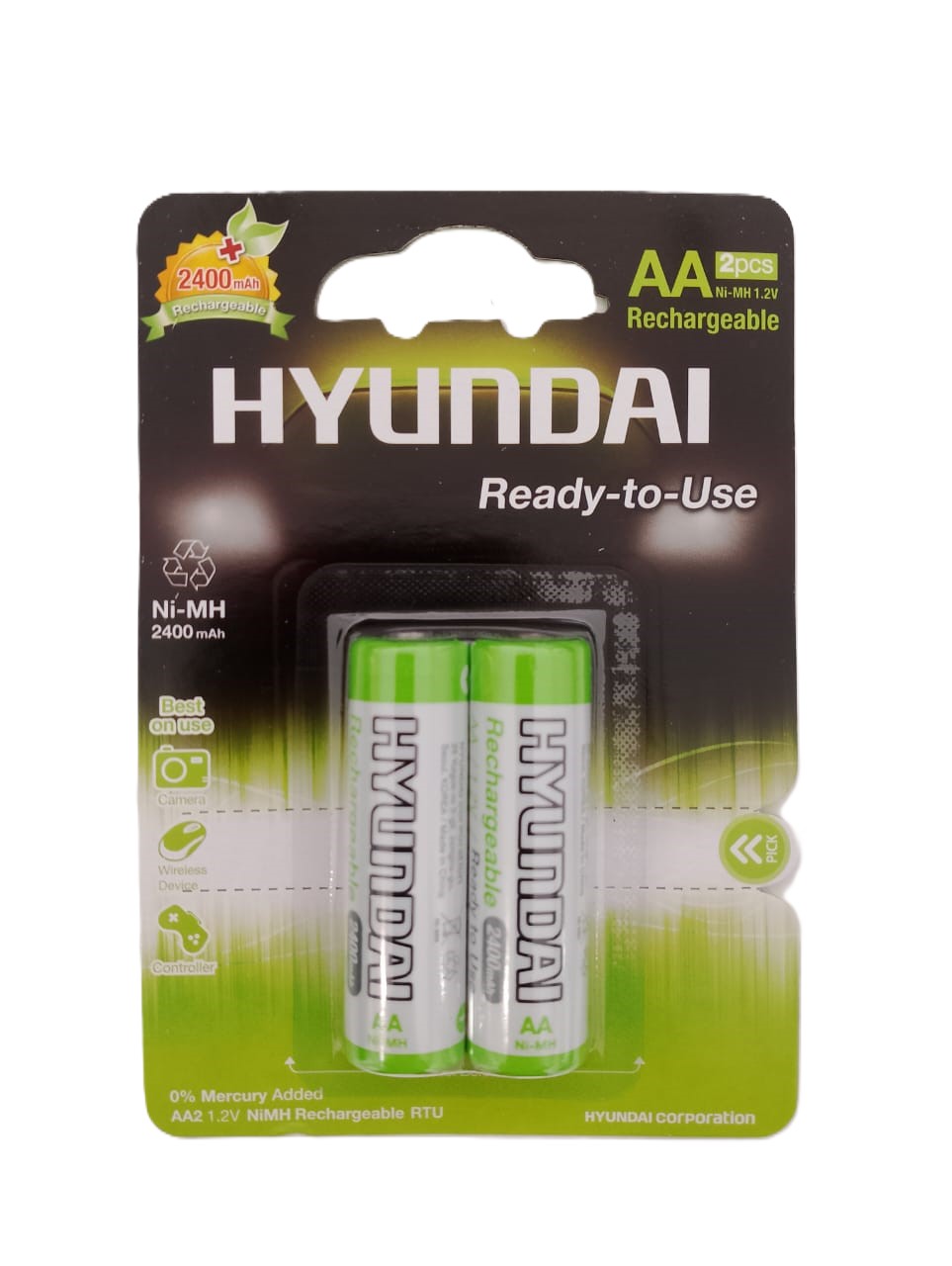 აკუმულატორი Hyundai AA 2400 mah Hyundai 2400AA/2PL