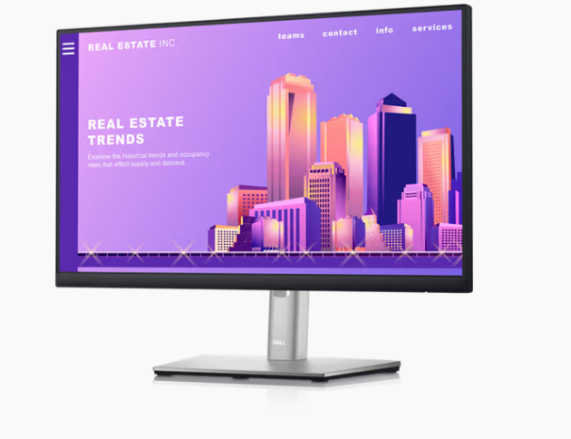 მონიტორი DELL Monitor 21.5" P2222H D-Sub, HDMI, DP, USB3.2, IPS, Pivot