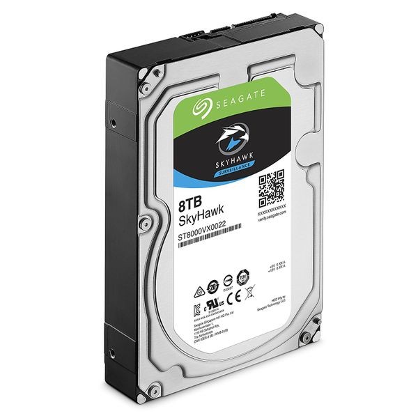 მყარი დისკი Seagate SkyHawk  8TB  SATA 3.0 Low-RPM spindle speed ST8000VX009