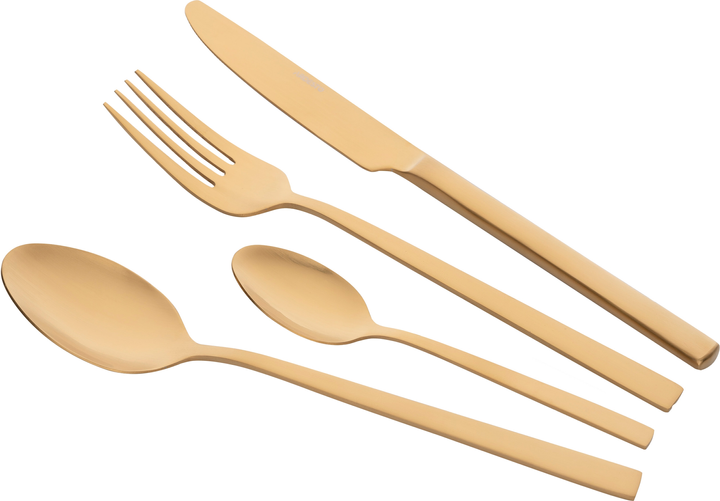 Ardesto Cutlery set Black Mars Favola, 4pcs, stainless steel, golden