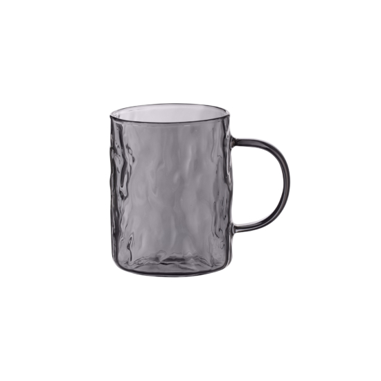 ჭიქა Ardesto Set of cups Shine, 260ml, 2pcs, borosilicate glass, gray