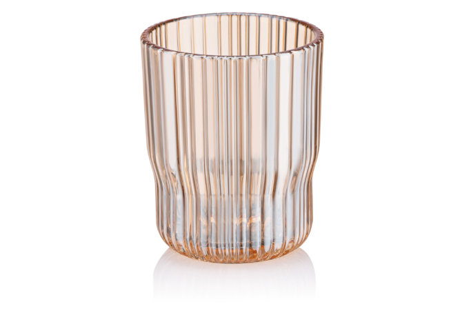 ჭიქა Ardesto Low glasses set Golden Moon, 300ml, 2pcs, glass, golden