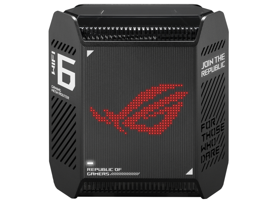 როუტერი  ASUS ROG Rapture GT6 AX10000 AiMesh 1 Pack Tri-band (2.4 GHz / 5 GHz / 5 GHz) Wi-Fi 6 (802.11ax) Black 4 Internal