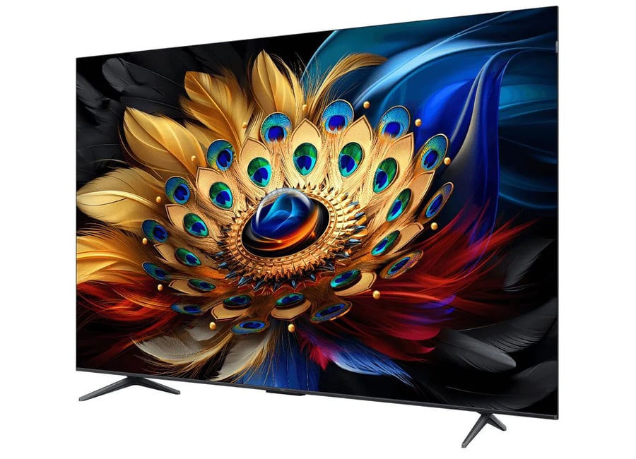 ტელევიზორი TCL QLED TV 85"(216cm)/ 85C655 (2024) 4K Google TV HDR10+  Dolby Atmos  BT5.2 Wi-Fi 2.4+5GHz DVB-T/T2/C/S/S2 2x10W+15W HDMI1.4/HDMI2.0&HDMI2.1 600x400 ( Panel Type VA | Technology Type QLED )