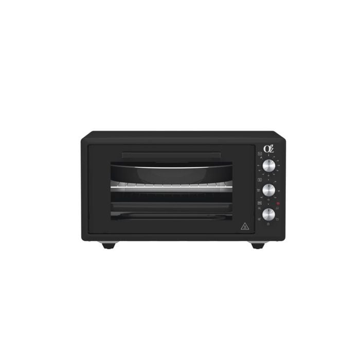 ღუმელი  OZ4566AA  BLACK  /  45 Lt, Midi Oven / 1 Square Tray + 1 Round Tray + Wire Grid