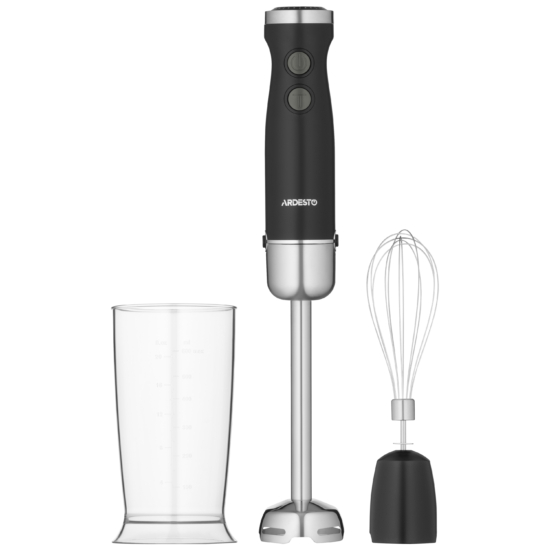 ბლენდერი Ardesto submersible blender 600W, bowl-600ml, black-silver