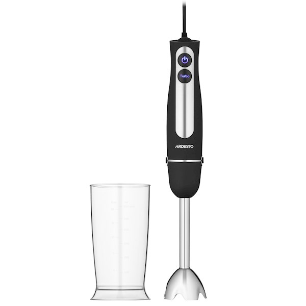 ბლენდერი Ardesto submersible blender 800W, bowl-600ml, black-silver