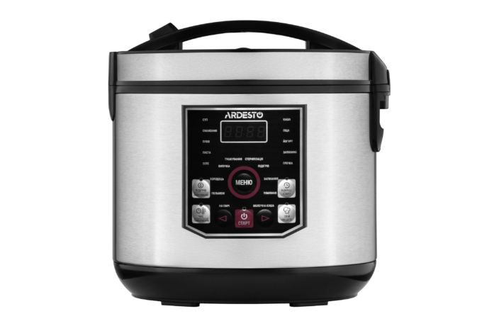 მულტისაცხობი Ardesto multicooker, 860W, bowl-5l, electronic control, recipes book, iron/plastic, silver