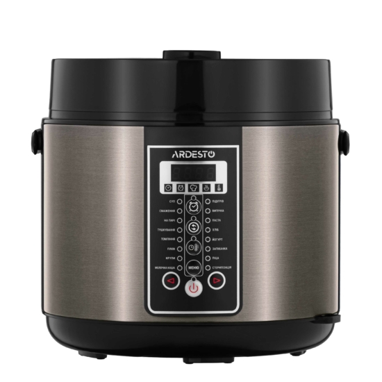 მულტისაცხობი ARDESTO Multicooker MC-P17BRZ , 860W, bowl-5L, electronic control, recipes book, inox+ plastic, bronze