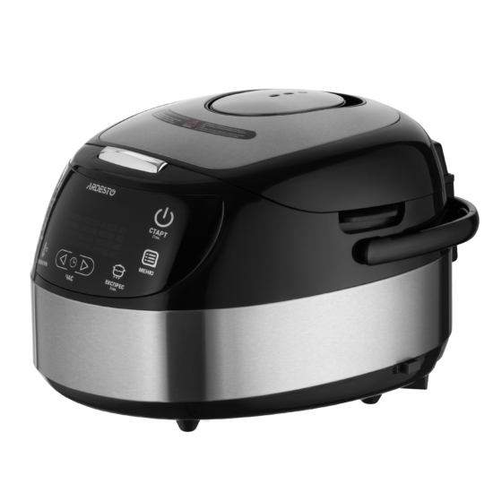 მულტისაცხობი ARDESTO multicooker, 860W, bowl-5L, electronic control, fry basket , inox/plastic , silver