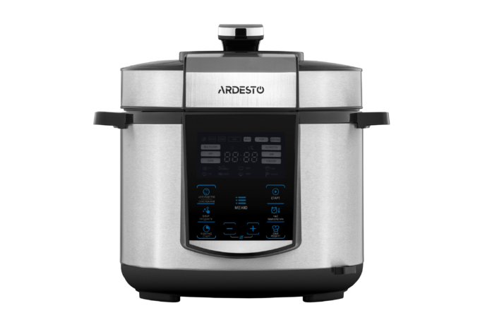 მულტისაცხობი Ardesto pressure cooker, 900W, bowl-5l, electronic control, recipes book, iron/plastic, silver