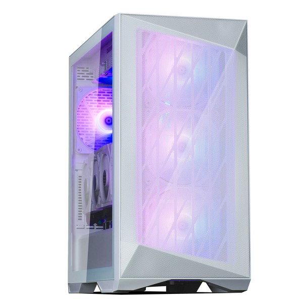 ქეისი Zalman PC case Z9 Iceberg MS without PSU, 2xUSB3.0, 2xUSB2.0, 1xUSB 3.1 Gen2 Type-C, 4x140mm ARGB, VGA 390mm, LCS ready, TG Side Panel, EATX, white