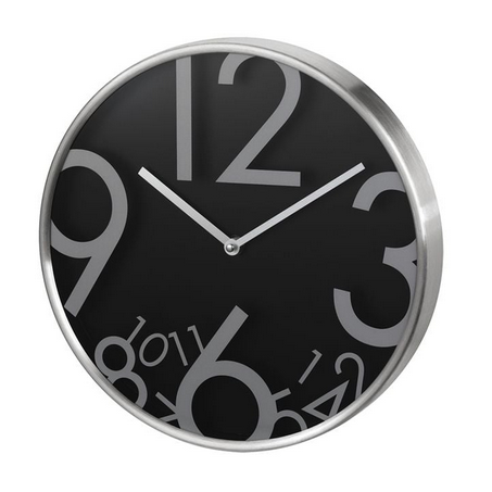 კედლის საათი AG-300 შავი (136208 136208)