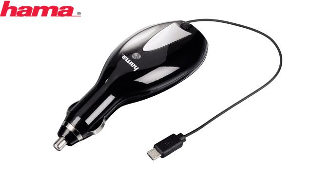 მანქანის დამტენი დასაკეცი micro USB 115907 