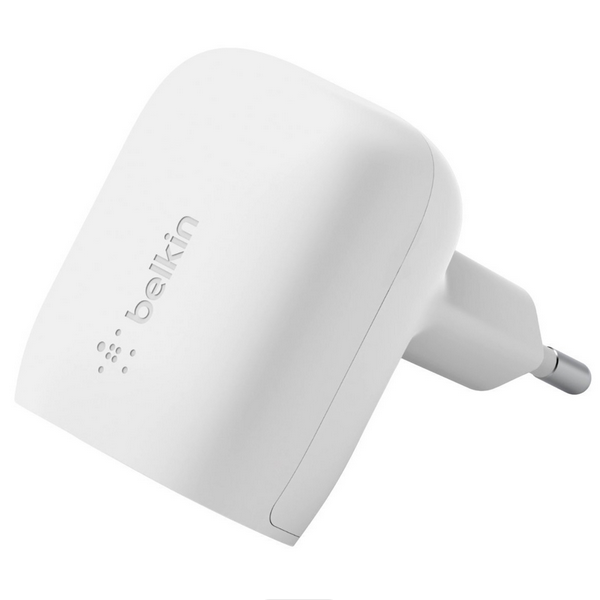 მობილურის დამტენი Belkin Wall Charger 20W USB-C PD, white (WCA006VFWH)