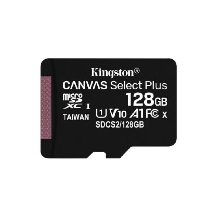 ფლეშ მეხსიერების ბარათი Kingston MicSD 128 GB SDCS2/128GBSP