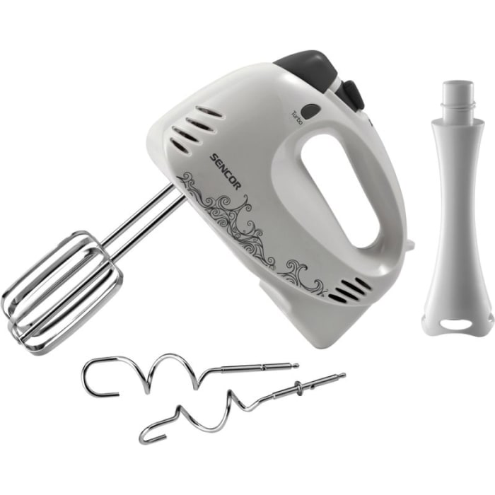 მიქსერი  SENCOR SHM 5270 Hand Mixer with a Stick Blender Attachment, 5 speed levels, Power input 300 W