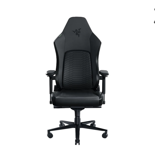 სათამაშო სავარძელი/ სათამაშო სკამი Razer chair Iskur V2 EPU Leather, 4D-Armrests, black  RZ38-04900200-R3G1
