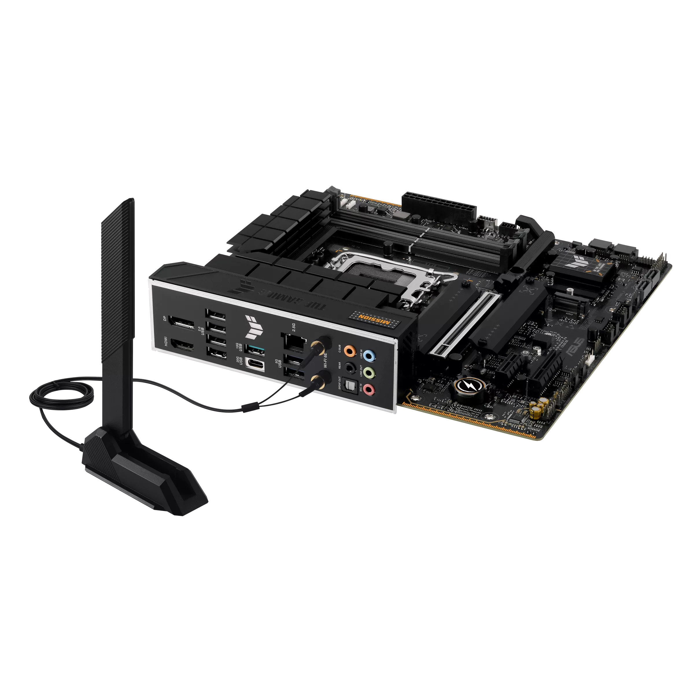 დედადაფა ASUS Motherboard TUF GAMING B760M-PLUS WIFI II (90MB1HE0-M0EAY0) | s1700 B760 4xDDR5 M.2 HDMI DP Wi-Fi BT mATX 