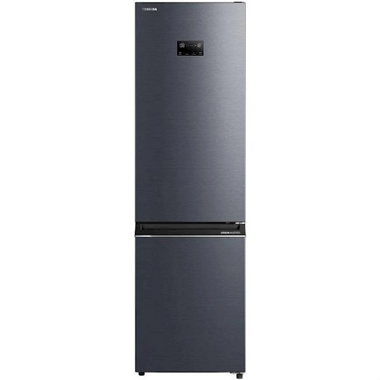 Refrigerator/ (Promo) Toshiba GR-RB500WE-PMJ (06) - Bottom FRZ, 201x59.5x66, 388L, Inverter, Metal Cooling,A++,35DB, Grey