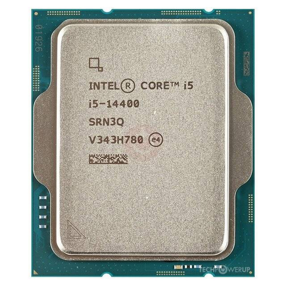 Intel Core i5 - 14400 (CM8071504821112) OEM  LGA 1700, 10-core, 2500 MHz, Turbo: 4700 MHz, Raptor Cove / Gracemont, Cache L2 - 9.5 MB, L3 - 20 Mb, Intel UHD Graphics 730, 10 nm, TDP 65 W (max. 148 W)