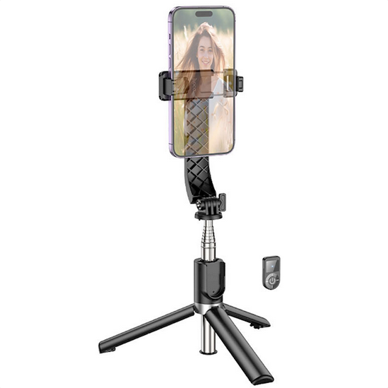 სელფის ჯოხი Hoco K20 Prior live broadcast holder black