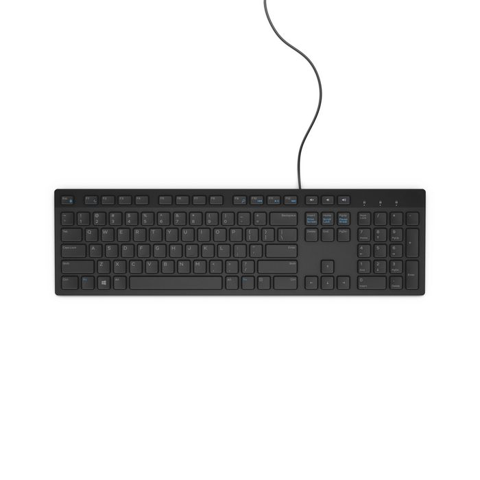 კლავიატურა DELL Multimedia Keyboard-KB216 - Black US only (580-ADHK)